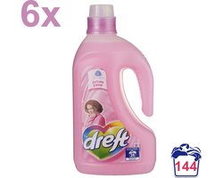 Dreft - Delicate & Wool - Vloeibaar Wasmiddel - 8,64L - 144 Wasbeurten - Voordeelverpakking