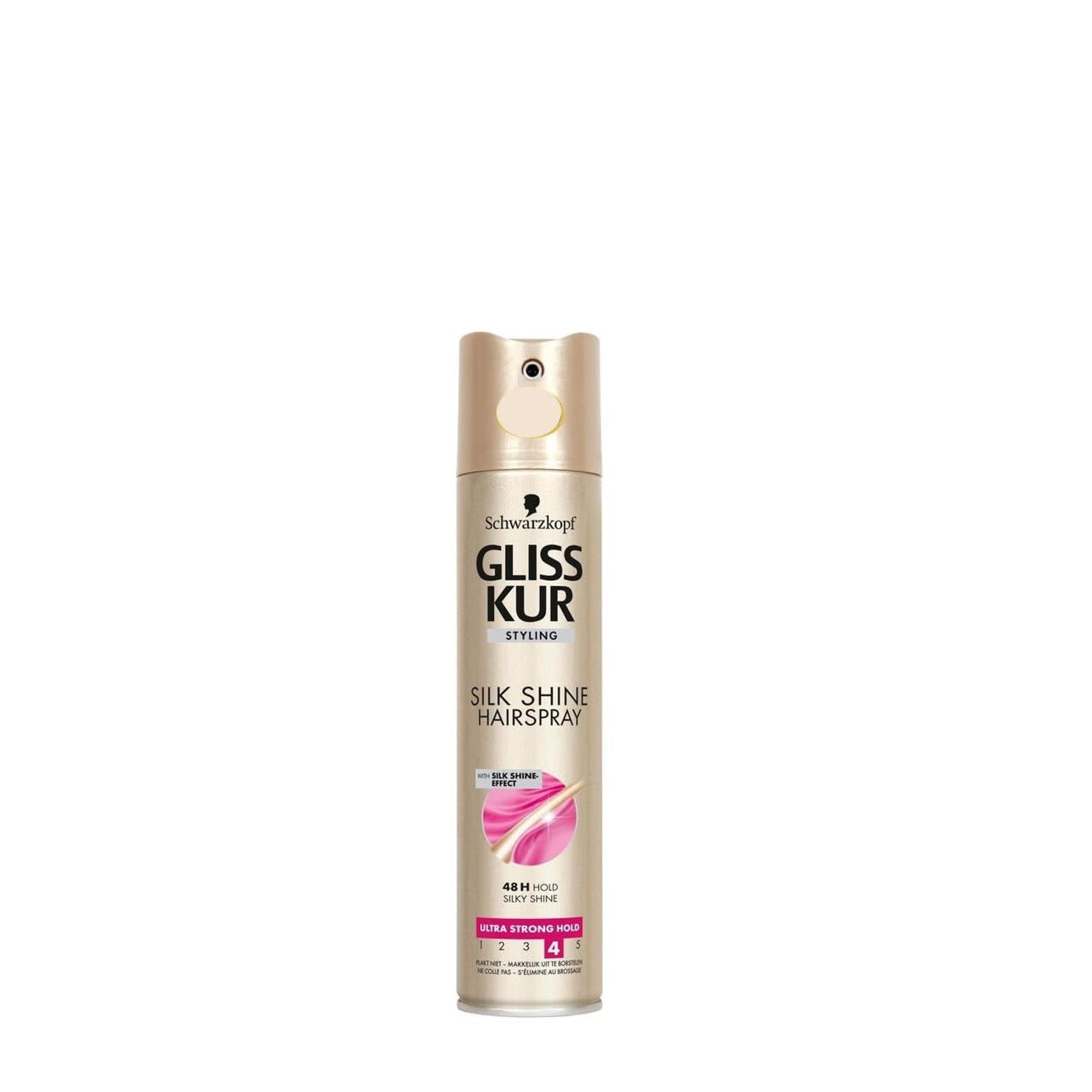 Gliss Kur - Haarspray - Silky Shine - Ultra Strong Hold 4 - 250ml