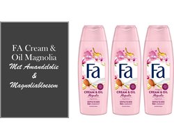 Fa Cream & Oil Silk Magnolia Douchegel - 3 x 250 ml