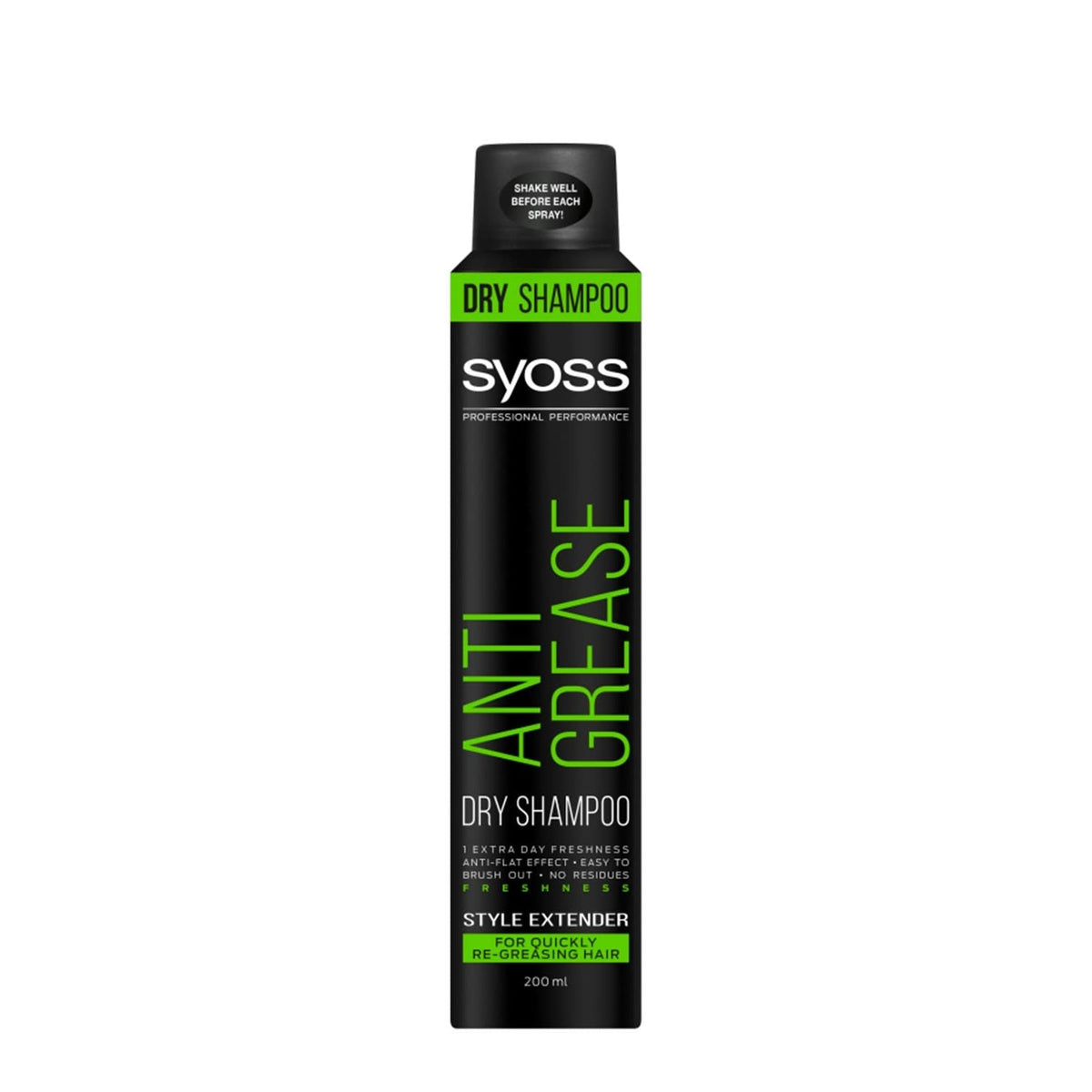 Syoss - Shampoo - Droogshampoo - Anti Grease - 200ml