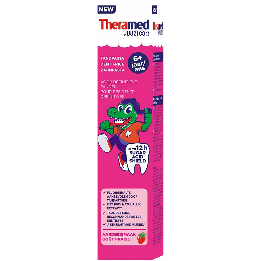 Theramed - Tandpasta - Junior - Strawberry - 6+ Jaar - 75ml