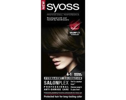 SYOSS Color baseline 4-1 Middenbruin Haarverf - 1 stuk