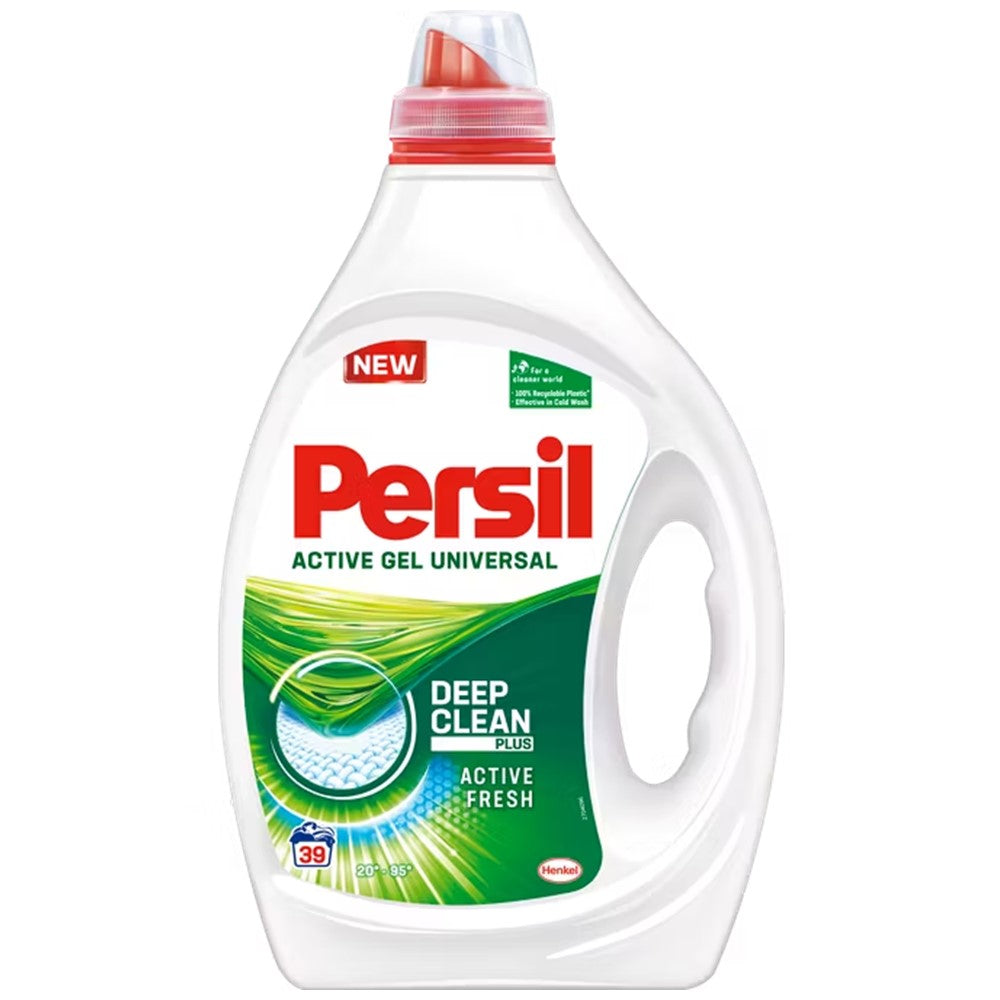 Persil - Wasmiddel - Vloeibaar - Active Gel Universal - Deep Clean Plus - Active Fresh - 39Wb/1950ml