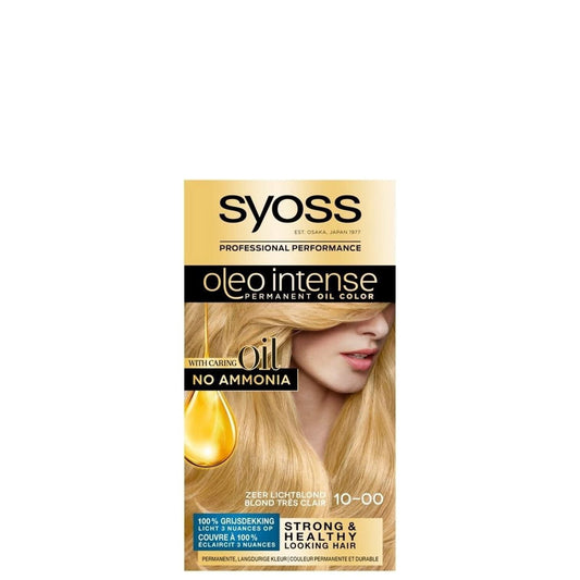 Syoss - Haarverf - Oleo Intense - 10-00 - Zeer Lichtblond - 1 Stuk
