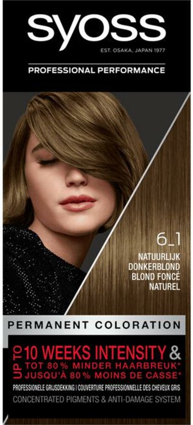 Syoss - Haarverf - 6_1 - Natuurlijk Donkerblond - 115ml