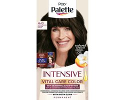 Schwarzkopf Poly Palette - Haarverf - 4-0 - Intensive Vital Care Color - Donkerbruin - 115ml