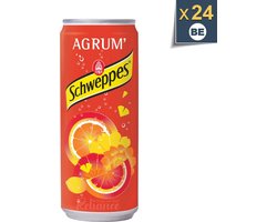 Schweppes Agrum - 24x33cl - Frisdrankveld - 1 tray van 24 stuks