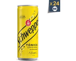 Schweppes Indian Tonic - 24x33cl - frisdrank Tonic - 1 tray van 24 stuks
