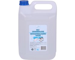 Urban Living Accuwater/Demiwater - gedemineraliseerd water - fles 5 liter- water zonder zouten - voor ruiten/strijkijzer/auto en meer