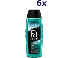 Fa Men Extreme Cool shower
  gel 6x 250ml - Voordeelverpakking