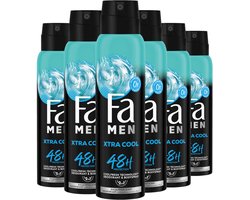 Fa Extreme Cool Deodorant Spray 6x150ml - Voordeelverpakking