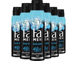 Fa Kick-Off Deodorant Spray 6x150ml - Voordeelverpakking