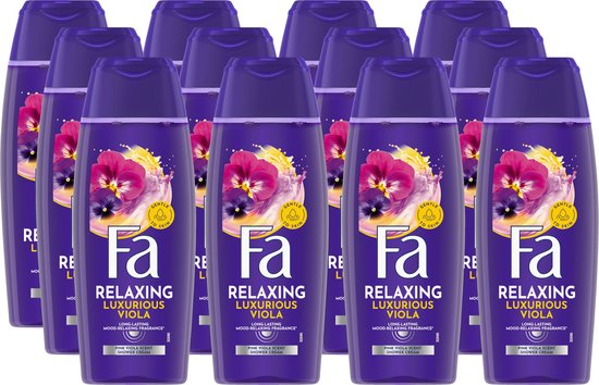 Fa Luxurious Viola Douchegel 12x250ml - Voordeelverpakking
