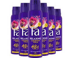 Fa Luxurious Viola Deodorant Spray 6x150ml - Voordeelverpakking