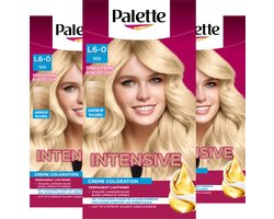 Palette - 100 Extra Licht Blond - Permanente haarverf - Intensieve, Natuurlijke Kleuren met 100% Grijsdekking - Voordeelverpakking - 3 stuks