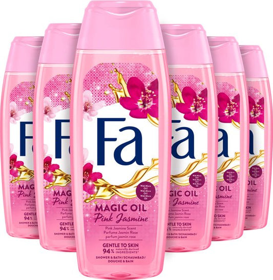 Fa Magic Oil Pink Jasmine
  shower gel 6x 250ml - Voordeelverpakking