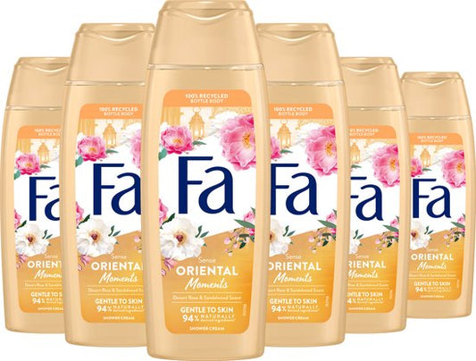 Fa Oriental Moments - Douchegel - Voordeelverpakking - 6 x 250 ml