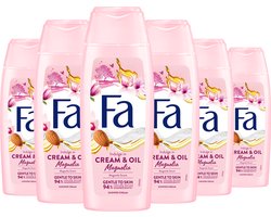 Fa Cream & Oil Magnolia Douchegel - 6 x 250ml