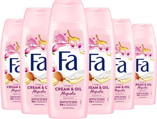 Fa Cream & Oil Magnolia Douchegel - 6 x 250ml