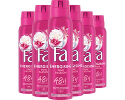 Fa Pink Passion Deodorant Spray 6x150ml - Voordeelverpakking