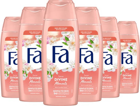 6x Fa Douchegel - Divine Moments 250 ml