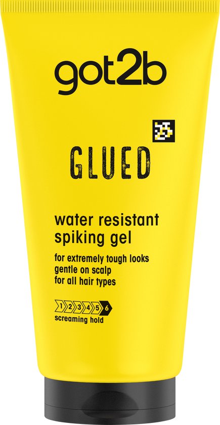 Got2b Glued Water Resistant Spiking Gel - Haarstyling - Haargel - Waterbestending - Extreme Fixatie - Voordeelverpakking - 6x 150ml