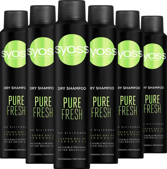 SYOSS Pure Fresh Droogshampoo 6x 200ml