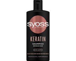 Syoss Keratin - Shampoo - Voordeelverpakking - 6x440ml