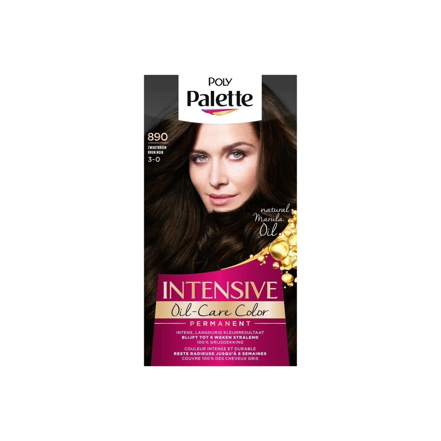 Poly Palette - Haarverf - 890 - Black Brown - 1 Stuk