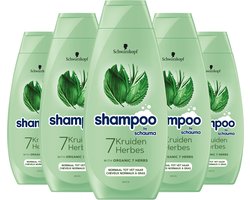 Schwarzkopf Shampoo - 7 Kruiden - Voordeelverpakking - 5x 400ml