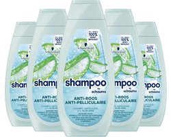 Schwarzkopf Shampoo Anti Roos - Haarverzorging - Dagelijk Gebruik - Roosvrij en Fris - Aloe Vera - Voordeelverpakking - 5x 400ml
