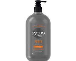 6x Syoss Men Shampoo - Power - voor normaal haar - 750 ml