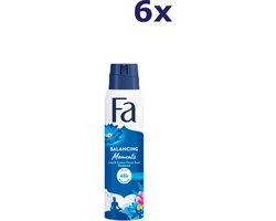 Fa Balancing Moments Deodorant Spray - 6 x 150 ml