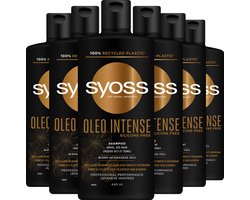 SYOSS Oleo Intense - Shampoo – Haarverzorging - Droog Haar – Glans – Voedend - Voordeelverpakking - 6 x 440 ml