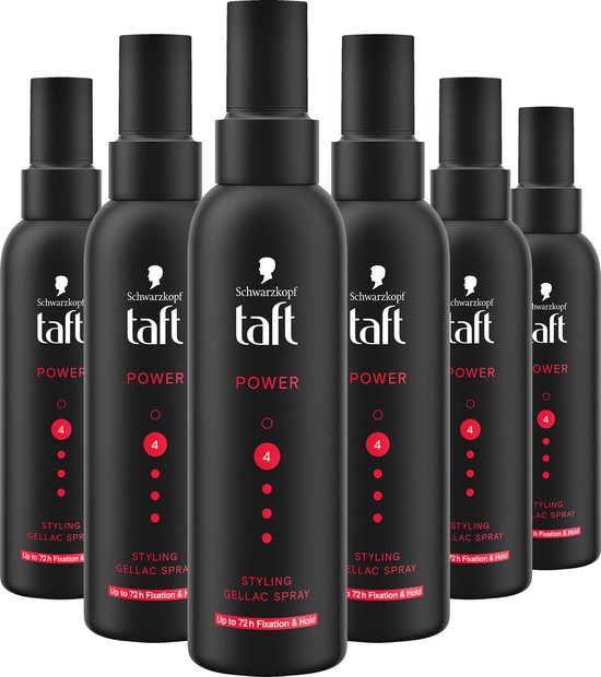 Taft Styling Power Haarspray - Haarstyling - Haarspray - Haarlak - Voordeelverpakking - 6x 150 ml