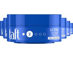 Taft - Ultra Wax Structure - Haarstyling - Haarwax - Flexibiliteit - Controle - Alle Haartypes - Voordeelverpakking - 6x 75ml