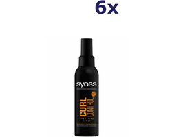Syoss Curl - Haarstyling - Haarspray - Gedefinieerde en Veerkrachtige Krullen - Hydraterend - Curly Girl Method -Soepel Haargevoel - Voordeelverpakking - 6x 150ml