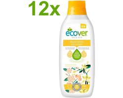 Ecover - Gardenia & Vanille - Wasverzachter - 12 x 1L - 396 Wasbeurten - Voordeelverpakking