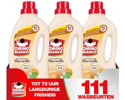 Omino Bianco Marseille - Vloeibaar wasmiddel - 3 x 1.48 L - Geconcentreerd