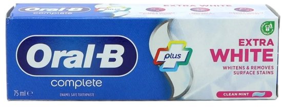 Oral B - Complete Plus Extra White Cool Mint Tandpasta