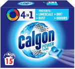 Calgon - Wasmachinereiniger - Powerball Tabs - 3 in 1 - 15 Wasbeurten - 195g