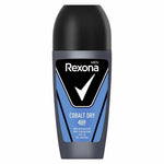 Rexona men cobalt dry - antiperspirant roll-on voor mannen - 48 uur bescherming, 50 ml