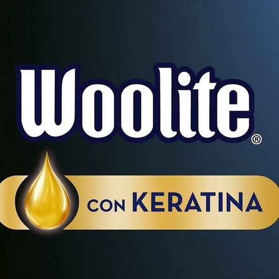 Woolite Zwart, Donker & Denim Wasmiddel met Keratine - 28 Capsules
