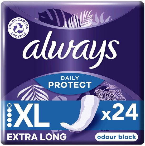 Always Daily protect - inlegkruisjes - extra long 24st