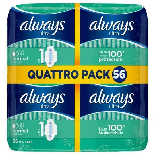 Always - Pads Ultra Normal Plus - Quatro Pack