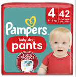 Pampers Baby Dry Luierbroekjes Maat 4 – 42 stuks (9-15 kg) – Stop & Protect & 360° Pasvorm