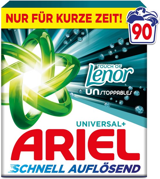 Ariel UNstoppabels TOUCH OF LENOR – Waspoeder – 90 Wasbeurten