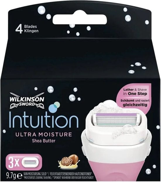 Wilkinson Intuition - Scheermesjes - Ultra Moisture - Shea Butter - 3st