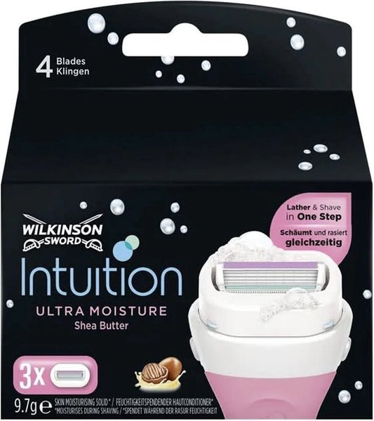 Wilkinson Intuition - Scheermesjes - Ultra Moisture - Shea Butter - 3st