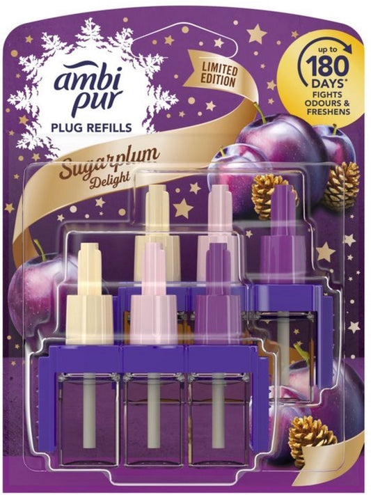 Ambi Pur - Luchtverfrisser - Starterset - 3Volution - Sugarplum Delight - 2x20ml